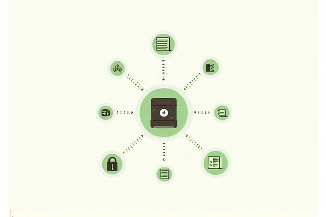 Infographic illustrating data collection points like forms, cookies, and analytics, flowing into a secure database.